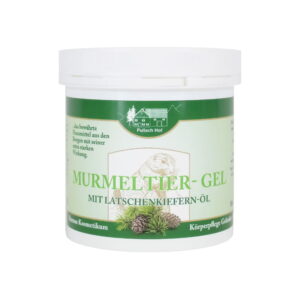 Murmeltier-Gel mit Latschenkiefer