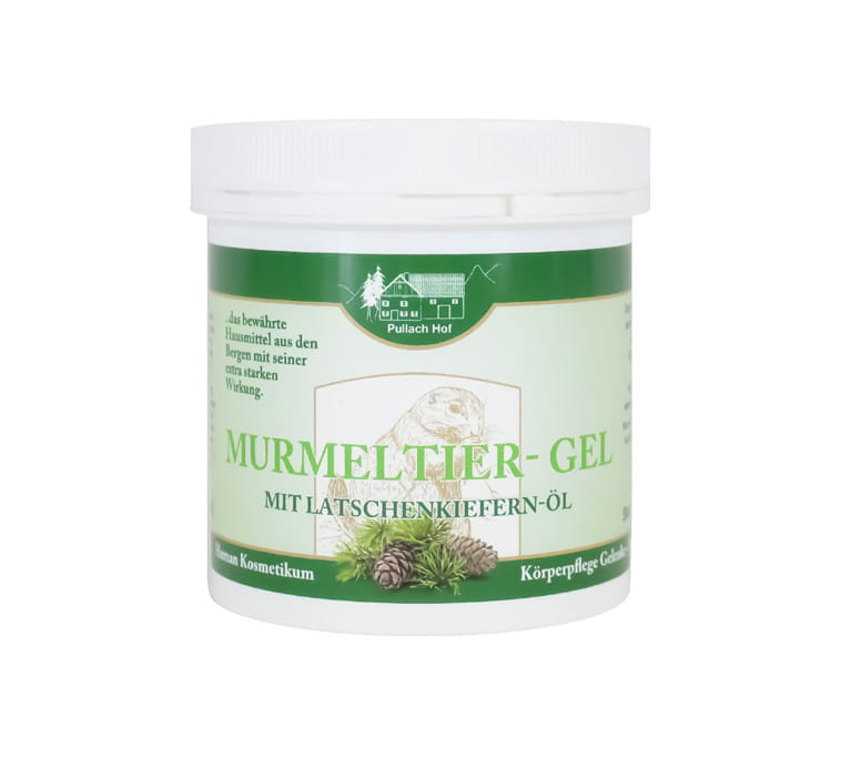Murmeltier-Gel mit Latschenkiefer